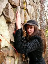 the wall / )))