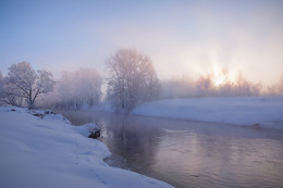 Winter river. / ***