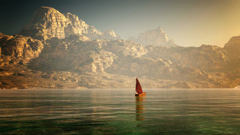 At the foot of the mountains ... / ***