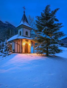 weihnachtliche Kapelle / weihnachtliche Kapelle