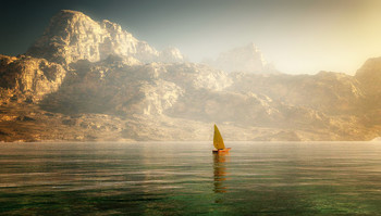 At the foot of the mountains ... / ***