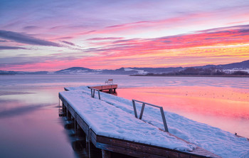 Sunrise @Wallersee / Sunrise @Wallersee