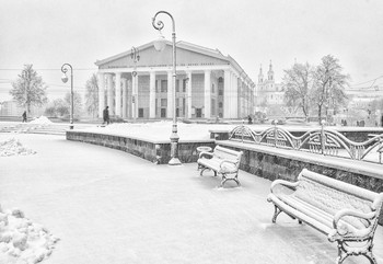 Snowy day / Vitebsk, Belarus