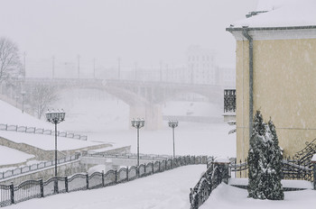 Snow extravaganza / Vitebsk.Belarus.Winter