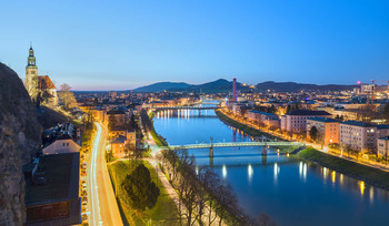 &nbsp; / Blick über Salzburg