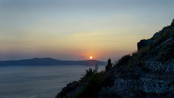 Sunset in Santorini / ***