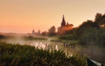 morning in Dunilovo / -------------------