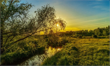 Evening on the river / ***