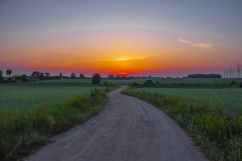 The road into the sunset / ***