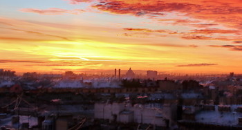 City sunset / ***