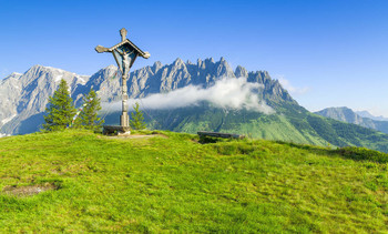 &nbsp; / Blick auf den Hochkönig