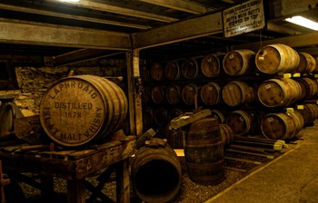 Out of time / Visiting Laphroaig distillery.