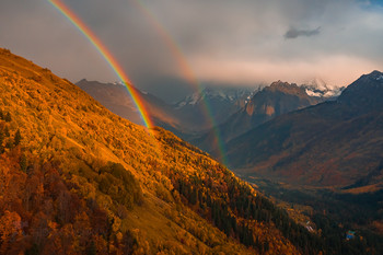 *** Rainbow in the mountains / ***