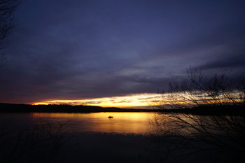 Lone fisherman. / ***
