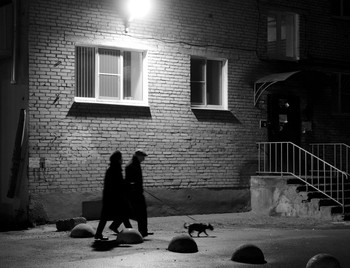 An evening walk / ***