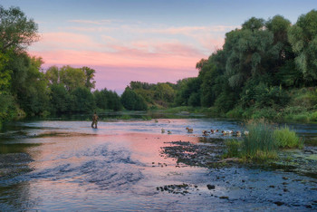 At sunset / ***