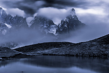 Mysterious peaks / The Pale di San Martino (also known as the &quot;Pale Group&quot;) is the largest mountain group in the Dolomites, with a surface area of about 240 km², located between eastern Trentino and Veneto (province of Belluno), in the area between Primiero (valleys of Cismon, Canali, Val Travignolo), Valle del Biois (Falcade, Canale d'Agordo) and Agordino.