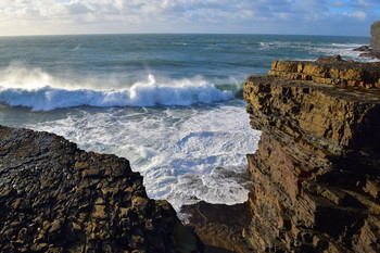 Natur / Am Atlantischen Ozean an der Küste von Irland.