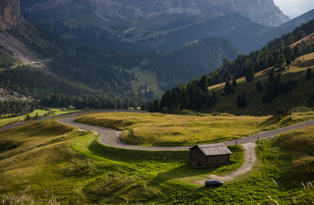 The road in the Alps / ***