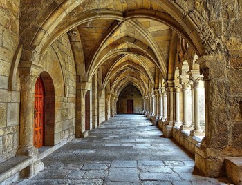 CLAUSTRE / Vallbona de les Monges - claustre del monestir - L'Urgell