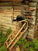 Prepare sleighs in summer / ***