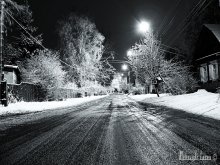 on the road in winter / ***