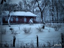 house in snow / ***