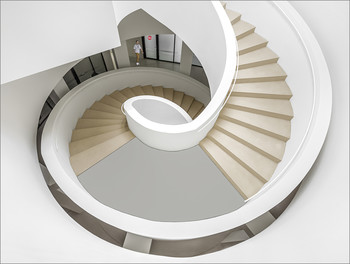Large spiral staircase at Leica / ... this wonderful large spiral staircase is located at the company headquarters from Leica in Wetzlar.
