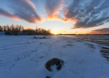 At sunset / ***
