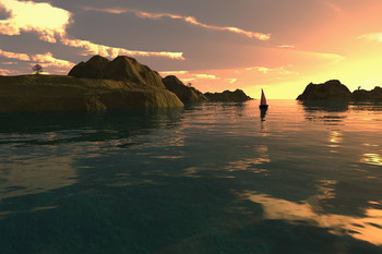 The sail lonely ... / ***
