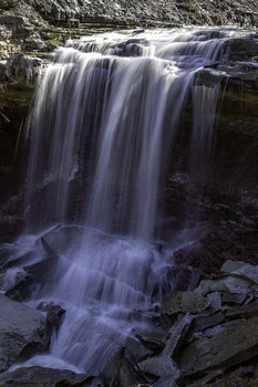 Below the Punchbowl / This gorgeous falls is along the stream below the punchbowl falls