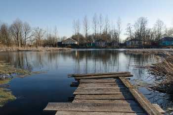 Evening on the river / ***