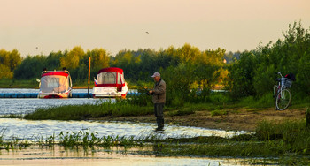 On the lake. / ***