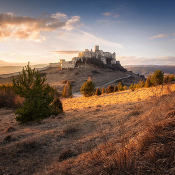 Sunset at the castle / Sunset at the one of the most beautiful castles in Slovakia. :)