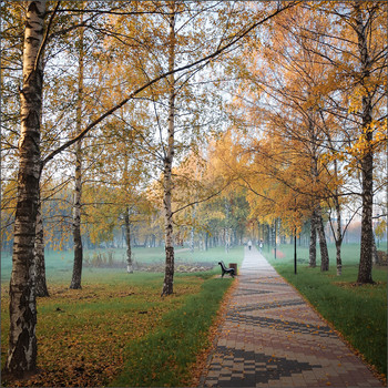 In the fall the park ... / ***