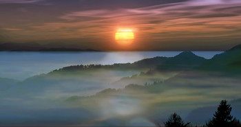 Fog in the mountains / ***