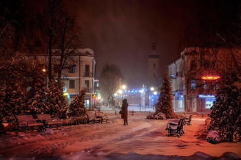Winter evening / ***