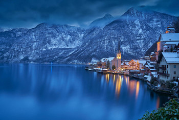 Hallstatt bei Nacht / Hallstatt bei Nacht