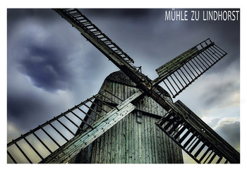 &nbsp; / historische Windmühle in Lindhorst