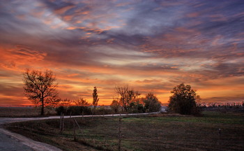 Spring evening. / ***
