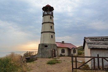 Lighthouse keeper's boat. / ***