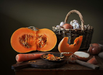 Still life with pumpkin / 2018