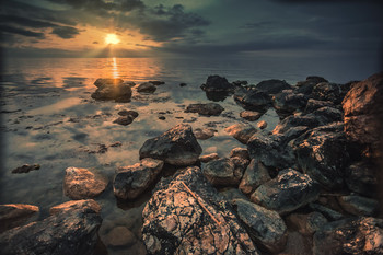 At sunset / ***