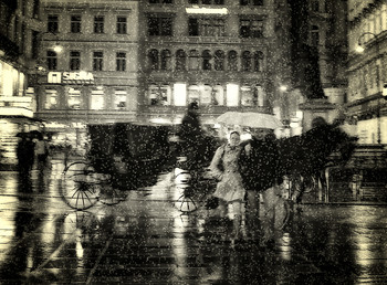 Two under one umbrella / ***