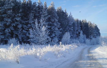 It was winter / ***