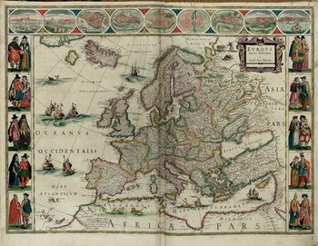 Εvropa recens descripta // Theatrum orbis terrarum, sive atlas novus... Blaeu 1645-1650 / ***