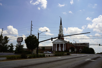 Behind the crooked cross / Spartanburg, SC