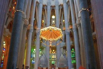 Die Sagrada Familia 3 / Die Basilika Sagrada Familia in Barcelona / Spanien.