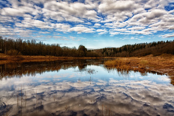 Landscape with clouds / ***