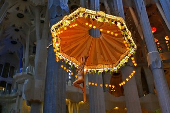 Die Sagrada Familia 4 / Die Basilika Sagrada Familia in Barcelona / Spanien.